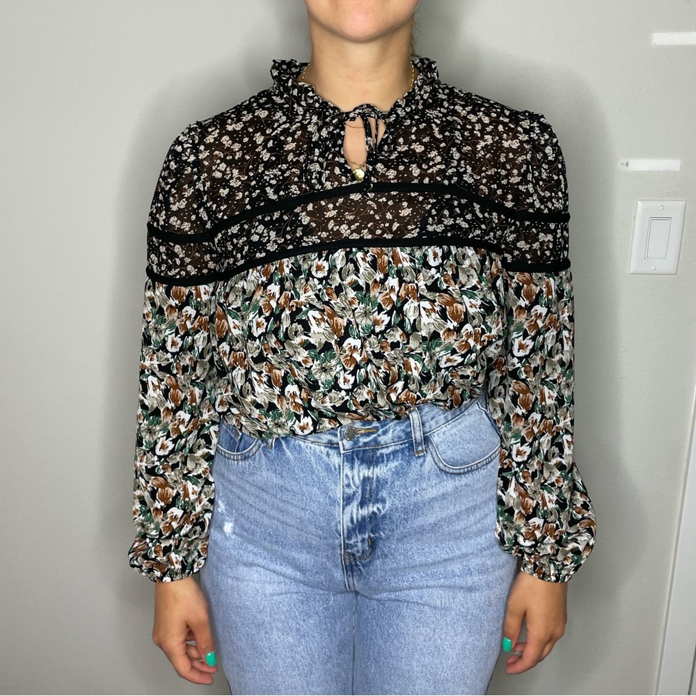 Shear blouse